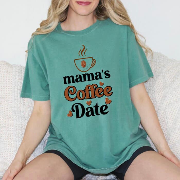 Mama's Coffee Date Tee