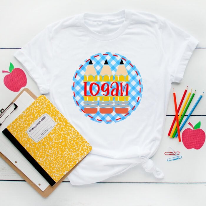 Pencils Gingham