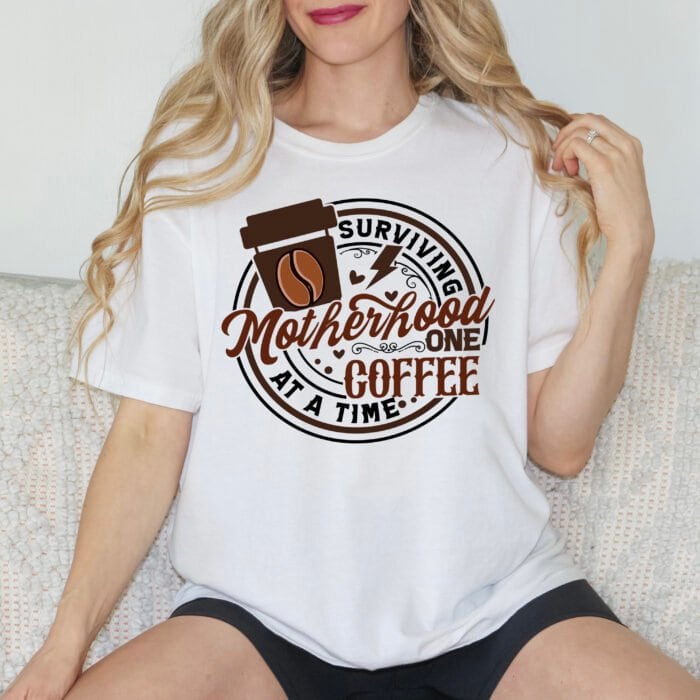 Surviving Motherhood With Coffee Tee