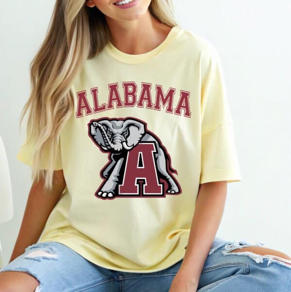 Alabama elephant above A Varsity Tee