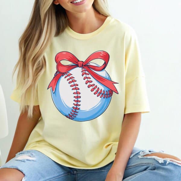 Baseball-Coquette-Bow