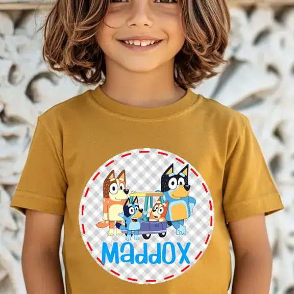 Bluey Tikes Gingham