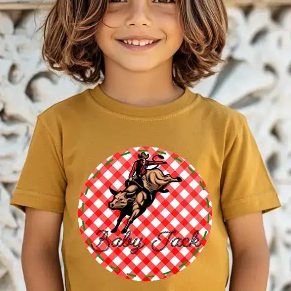 Bull Rider - full 2 Gingham