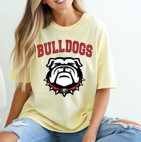 Bulldogs - Georgia current logo Varsity Tee