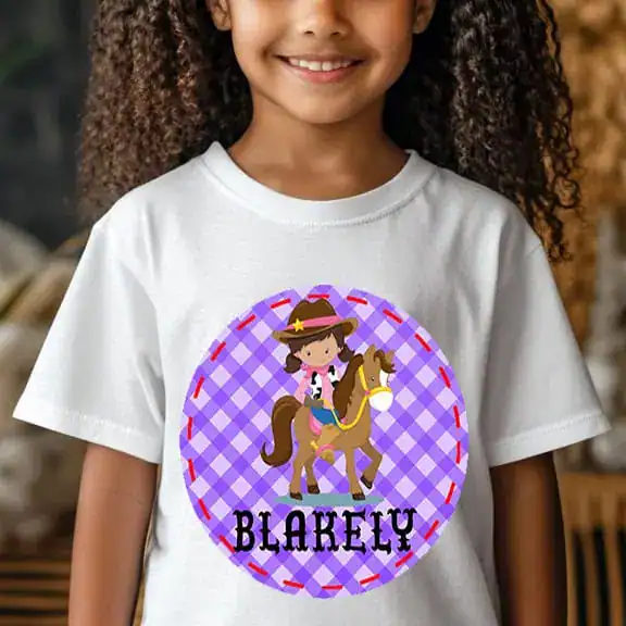 Cute Cowgirl Gingham
