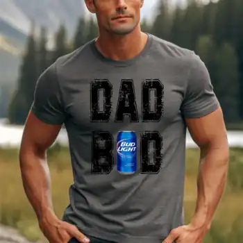 Dad bod - budlight can