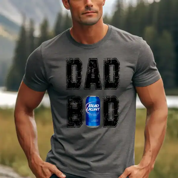Dad bod - budlight can