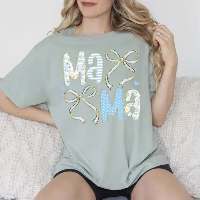 Grandmillenial Bow Blue Mama Bay