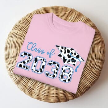 Grow With Me - Blue Cow Pattern