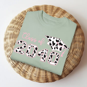 Grow With Me - Pink Cow pattern
