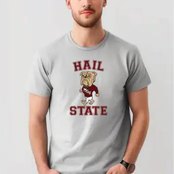 HAIL WITH state underneath Varsity