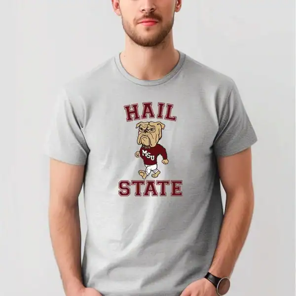 HAIL WITH state underneath Varsity