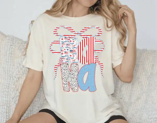 Patriotic Bow Nana