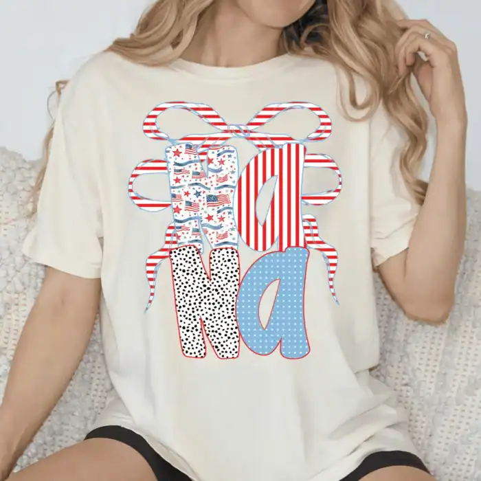 Patriotic Bow Nana
