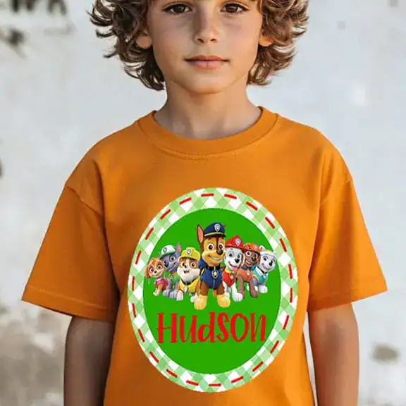 Paw Patrol Solid Gingham