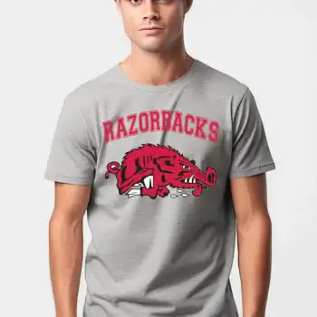 Razorbacks - hog running Varsity