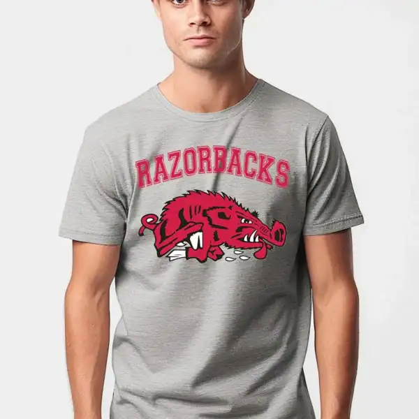 Razorbacks - hog running Varsity