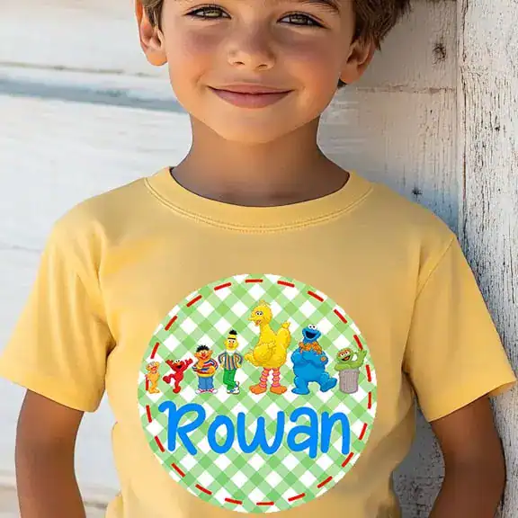 Sesame street Gingham