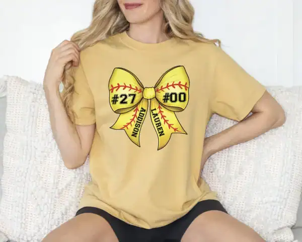 Softball bow - 2 numbers