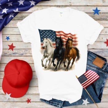 Tri-Horse Flag