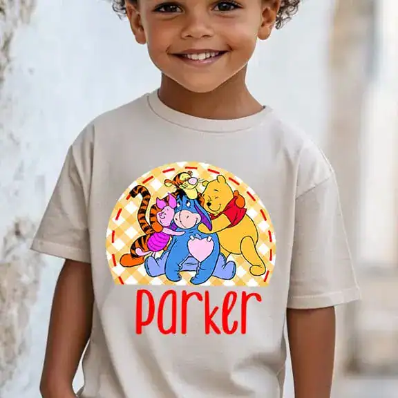Winnie the Pooh Gingham