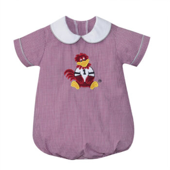Garnet-Black Boy Bubble with Applique