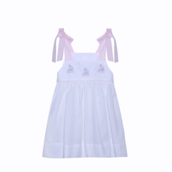 Mary Lee Dress - Sailboats