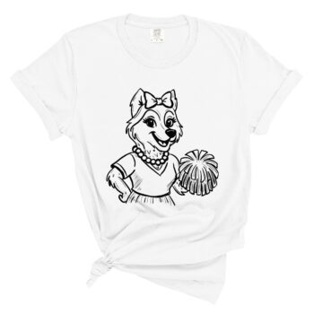 Vintage Cheer Husky