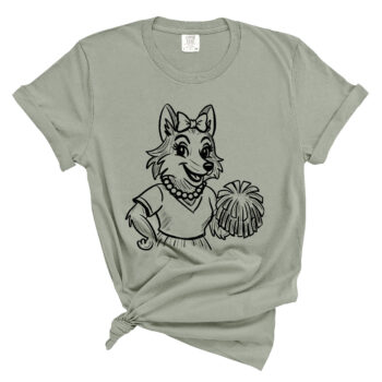 Vintage Cheer Wolf