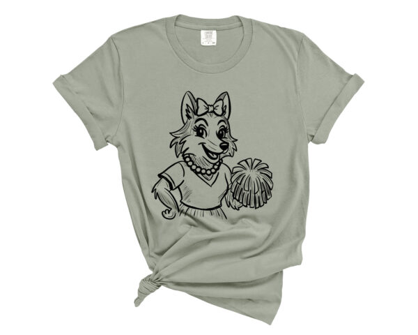 Vintage Cheer Wolf
