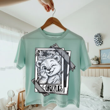 Grizzlies Chlky Mint Crop