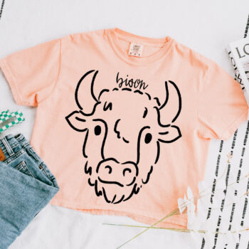 Handdrawn Bison