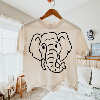 Handdrawn Elephant_Blank