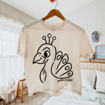 Handdrawn Peacocks