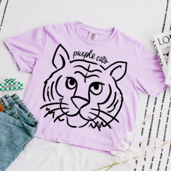 Handdrawn Purple_Cats
