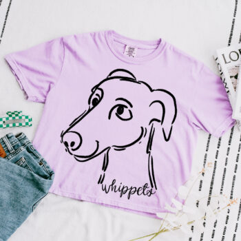 Handdrawn Whippets