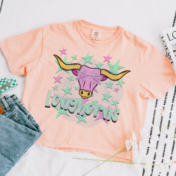 Longhorns Peachy Crop